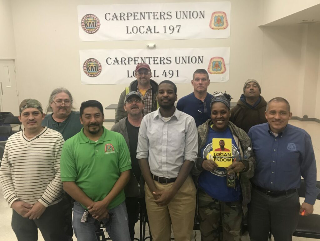 Logan w/the Carpenters Union